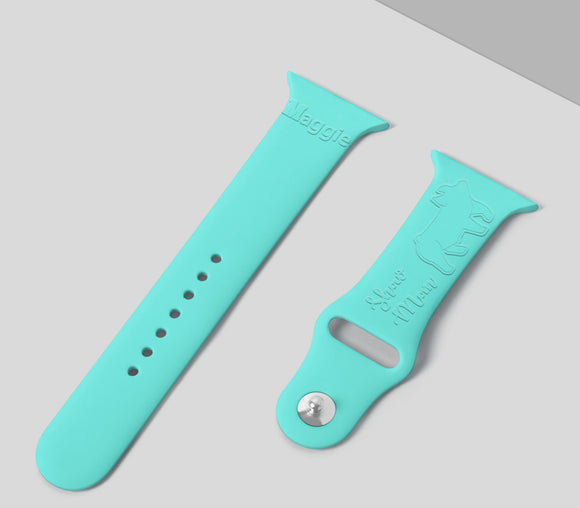 Show  mom silicon watchband