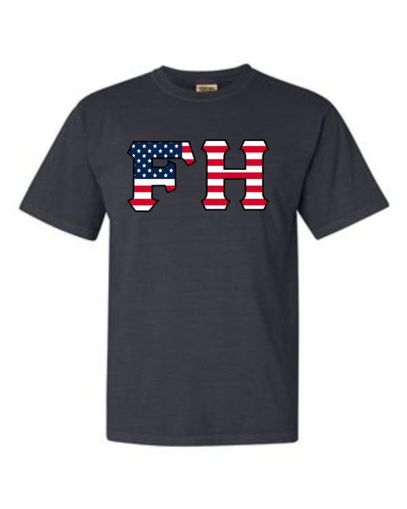 FarmHouse Flag Short Sleeve Comfort Colors T-shirt