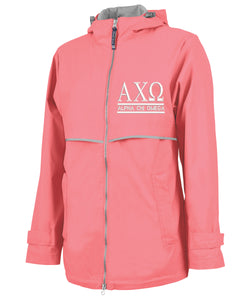 Alpha Chi Omega Rain Jacket