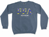 FFA Advisor Comfort Colors Garment Dyed Crewneck floral embroidered letters