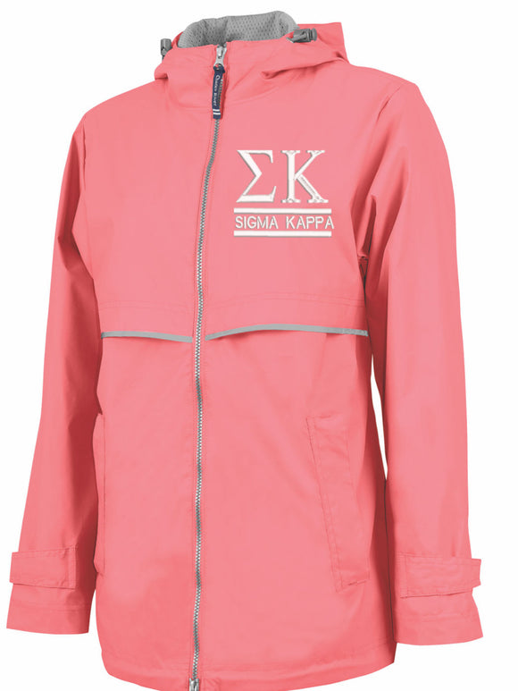 Sigma Kappa Rain Jacket