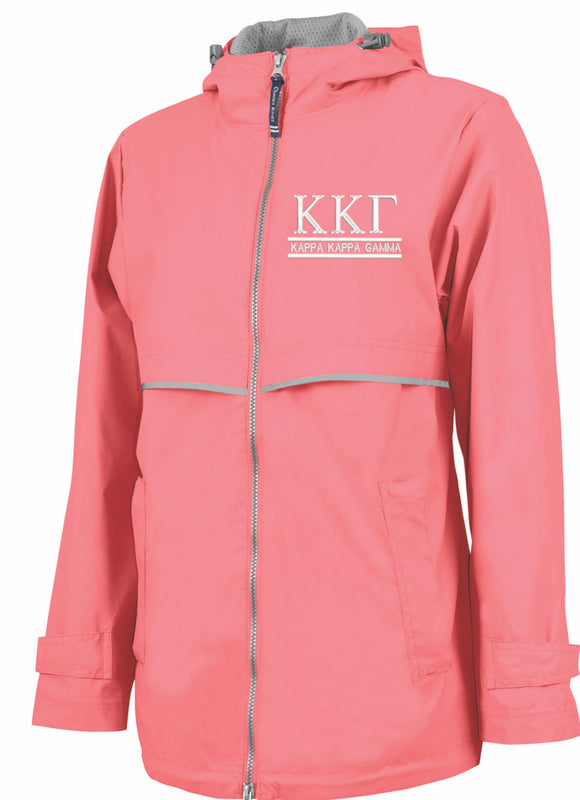 Kappa Kappa Gamma  Rain Jacket