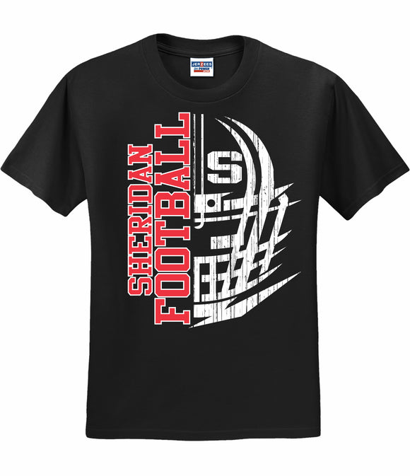 Sheridan Football Schedule shirt Jerzees brand