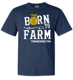 FFA Born to Farm Shirt with White letters - Tennessee