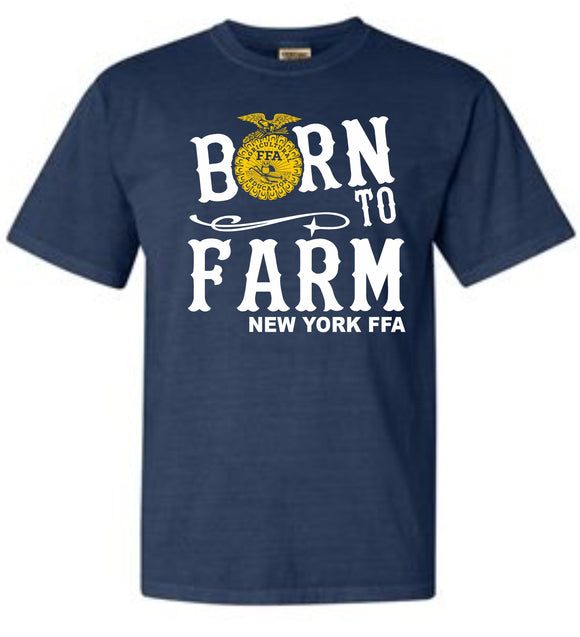 FFA Born to Farm Shirt with White letters - New York