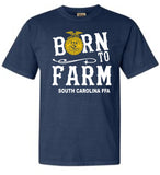 FFA Born to Farm Shirt with White letters - South Carolina