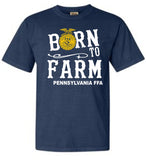 FFA Born to Farm Shirt with White letters - Pennsylvania