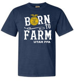 FFA Born to Farm Shirt with White letters - Utah