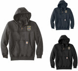 Carhartt® Rain Defender® Paxton Heavyweight Hooded Zip Mock Sweatshirt with FFA Emblem