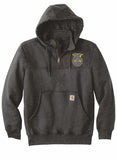 Carhartt® Rain Defender® Paxton Heavyweight Hooded Zip Mock Sweatshirt with FFA Emblem