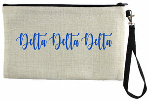 Delta Delta Delta Cosmetic Bag