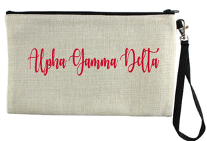 Alpha Gamma Dleta Cosmetic Bag