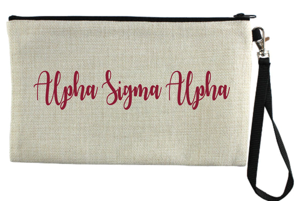 Alpha Sigma Alpha Cosmetic Bag