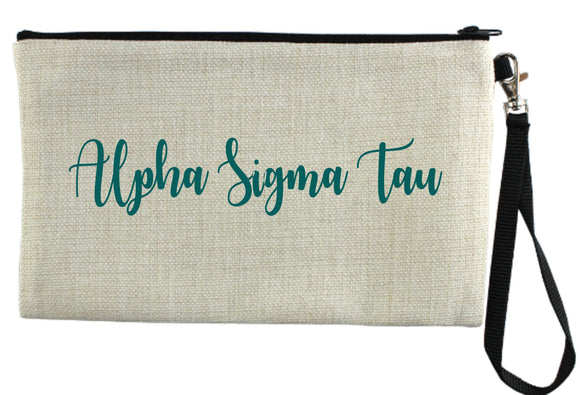 Alpha Sigma Tau Cosmetic Bag