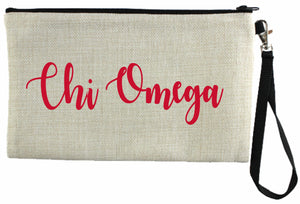 Chi Omega Cosmetic Bag