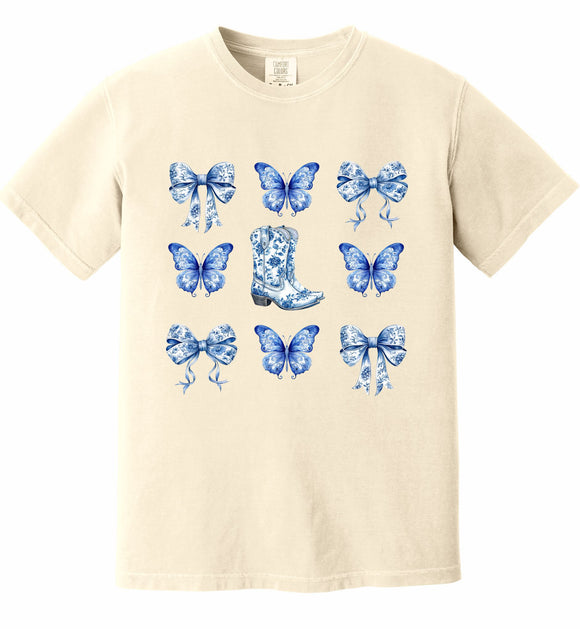 Cowboy Boot Bow T-Shirt