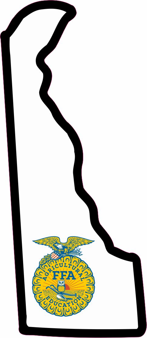 FFA State Sticker - Delaware