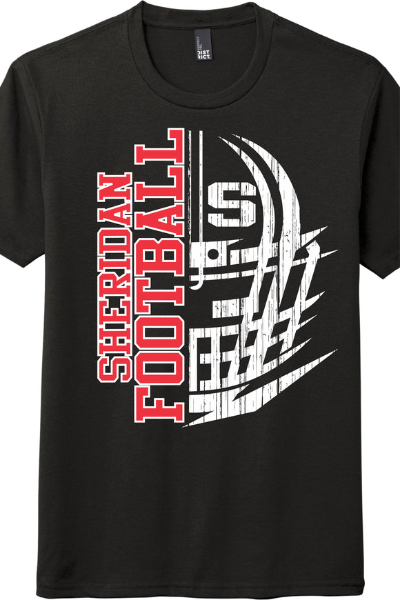 Sheridan Football Schedule shirt District Blend Black