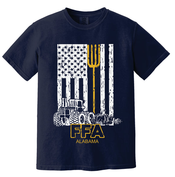 FFA Tractor Shirt with Flag - Alabama