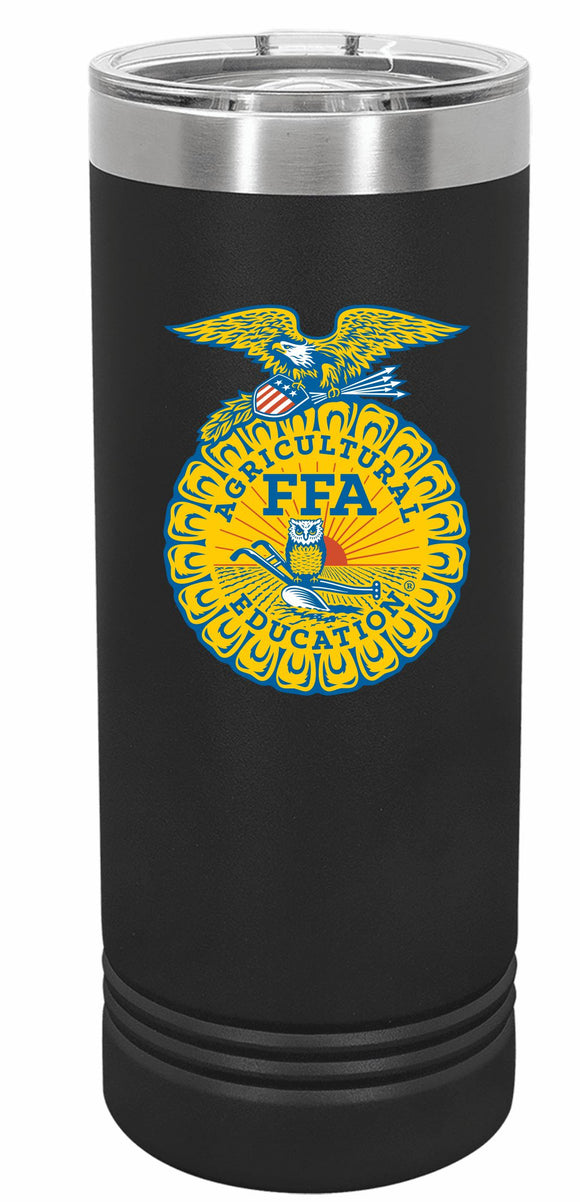 FFA Black 20oz Skinny Tumbler