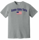 Kappa Alpha Theta Comfort Colors Flag T-Shirt