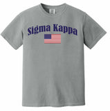 Sigma Kappa Comfort Colors Flag T-Shirt