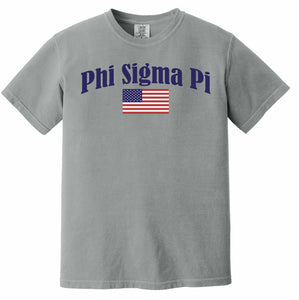 Phi Sigma Pi Comfort Colors Flag T-Shirt