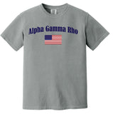Alpha Gamma Rho Comfort Colors Flag T-Shirt