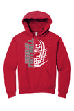 Sheridan Football Hoodie with schedule