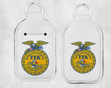 FFA Hand Sanitizer Holder Keychain | Future Farmers of America Gift | FFA Accessories | Chapter Fundraiser Item | Custom FFA Gear