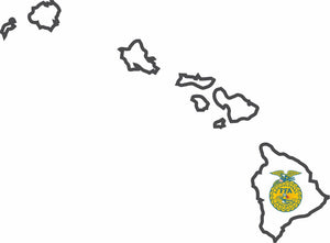 FFA State Sticker - Hawaii