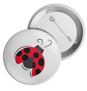 Alpha Sigma Alpha Ladybug Button