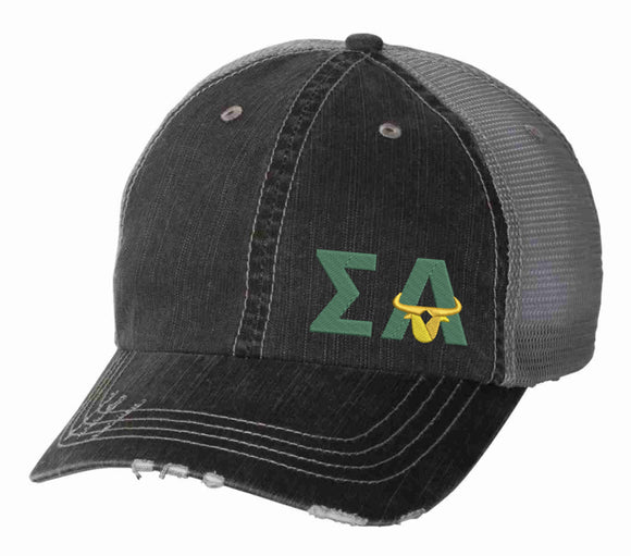 Sigma Alpha Embroidered Logo Hat