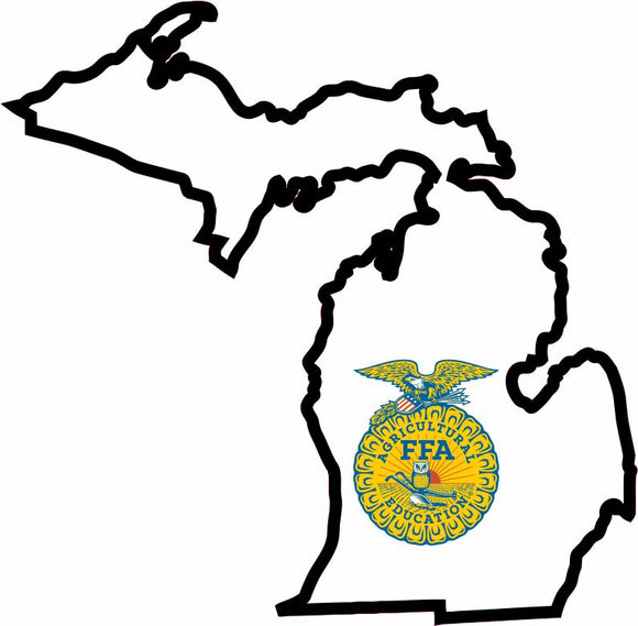 FFA State Sticker - Michigan
