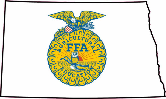 FFA State Sticker - North Dakota