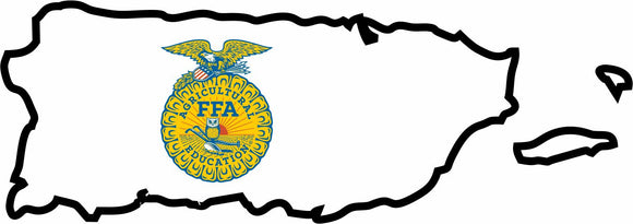 FFA State Sticker - Puerto Rico