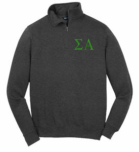 Sigma Alpha 1/4 Zip Sweatshirt