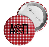 Alpha Omicron Pi Button