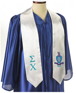 72 inch Sigma Chi Graduation Stole for Samford University