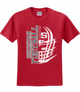 Sheridan Football Schedule shirt Jerzees brand