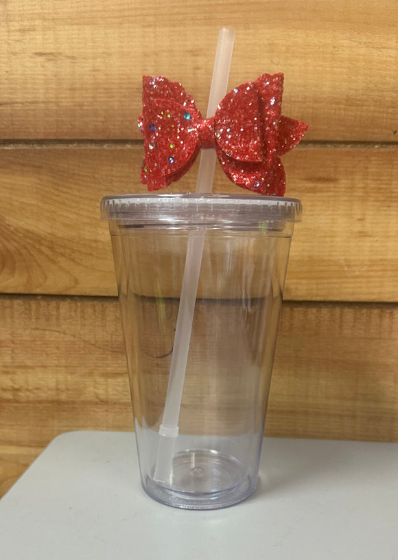 Tumbler Straw Bow