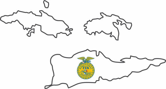 FFA State Sticker - Virgin Islands
