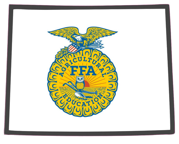 FFA State Sticker - Wyoming