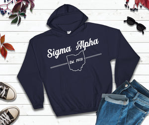 Sigma Alpha State Hoodie