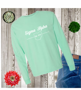 Sigma Alpha Long Sleeve Ohio Shirt