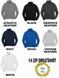 Farmhouse Embroidered  Conclave Quarter Zip Pullover