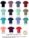 Phi Sigma Pi Short Sleeve Sunflower T-shirt Comfort colors