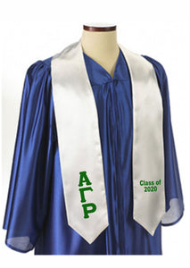 60 inch Alpha Gamma Rho Graduation Stole