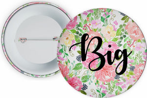 Big/Little Floral Button