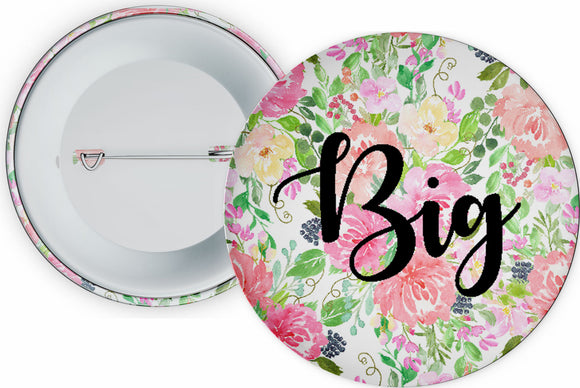 Big/Little Floral Button